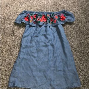 Off the shoulder dress